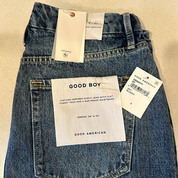 NWT Good Boy Blue 941 Ankle Side Slit Jeans - Picture 3 of 3
